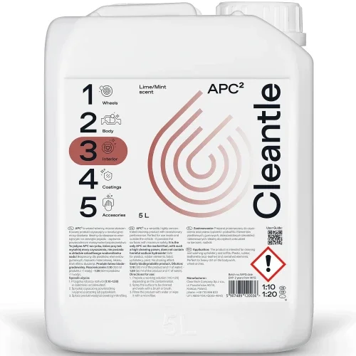 Cleantle APC Lime/Mint Scent - uniwersalny środek czyszczący 5L Darmowy zwrot