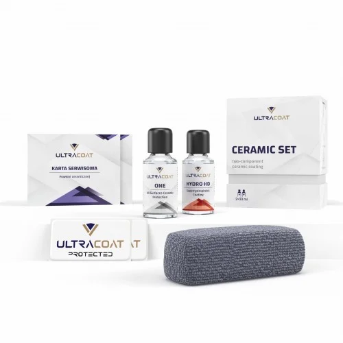 Tylko do końca tygodnia Ultracoat Ceramic Set –zaawansowana dwuskładnikowa powłoka ceramiczna 30ml