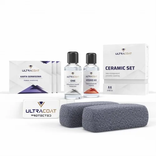 Hit sprzedaży Ultracoat Ceramic Set –zaawansowana dwuskładnikowa powłoka ceramiczna 50ml