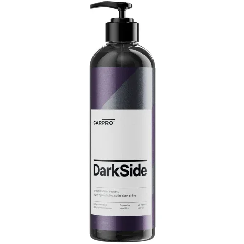 CarPro DarkSide –trwały dressing do opon i gumy, satynowe wykończenie 500ml Bestseller