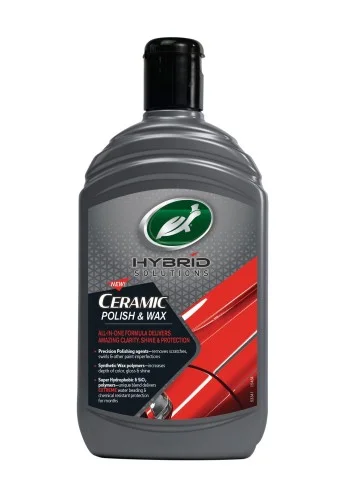 Turtle Wax Hybrid Solutions Ceramic Polish & Wax - pasta do jednoetapowej korekty lakieru AiO 500ml Ekspresowa dostawa