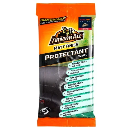 Armor All Protectant Wipes Finish Matt - matowe ściereczki do kokpitu 20szt. Taniej