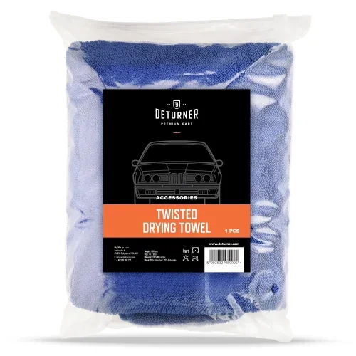 Bezpieczne zakupy Deturner Twisted Drying Towel - chłonny ręcznik do osuszania lakieru