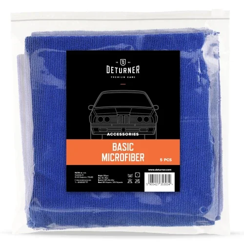 Okazja Deturner Basic Microfiber - ekonomiczna, bez krawędziowa mikrofibra 40x40cm 5szt.