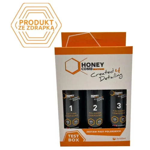 Honey Combination TEST BOX - zestaw past polerskich 3x100ml Ostatnia szansa