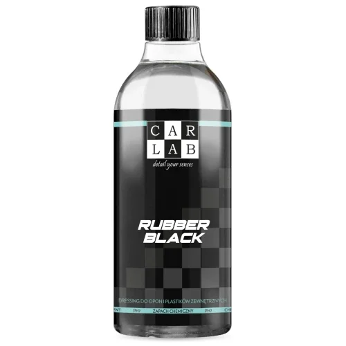 Szybka dostawa CARLAB Rubber Black - dressing do opon i plastików zewnętrznych 500ml
