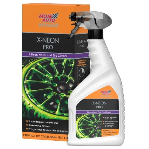 Bezpieczna płatność Moje Auto DetailerX-Neon Pro - preparat do czyszczenia felg i opon 750ml