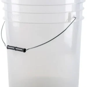 Bezpieczne zakupy Grit Shield Transparent Bucket - wiadro detailingowe, przezroczyste 20L