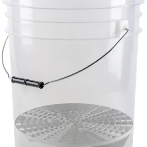 [ZESTAW] Grit Shield Wiadro detailingowe (transparent) 20L + separator brudu Hit cenowy