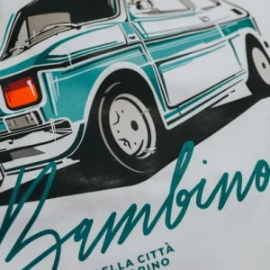 Bambino della citt脿 di Torino - FIAT 126 - 126pe® - z włoskim Fiatem - koszulka, t-shirt L Promocja