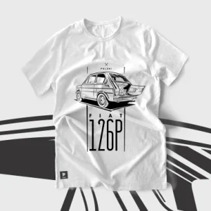 Koszulka z klasycznym Maluchem - 126pe® - klasyk - legendarny wzór - koszulka, t-shirt L Ograniczona ilość