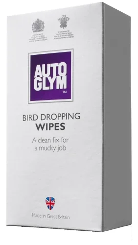 Autoglym Bird Dropping Wipes - chusteczki do usuwania ptasich odchodów 10szt. Tylko do końca tygodnia